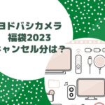 ヨドバシカメラ福袋2023キャンセル分の店頭販売や再販はある？