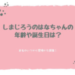 しまじろうのはなちゃんの年齢や誕生日は？本名やいつから登場かも調査！