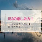 USJの楽しみ方！【初心者子連れ】回り方やモデルコース