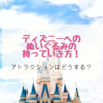 ディズニーへのぬいぐるみの持っていき方！持ち歩き方やアトラクションはどうする？